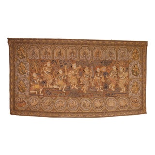 Thai Embroidery, 19th Century For Sale