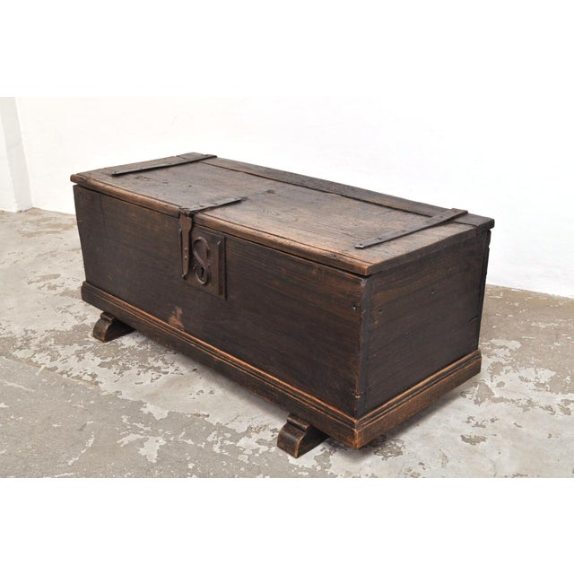 Antique Oak Chest, 1780s For Sale - Image 11 of 13