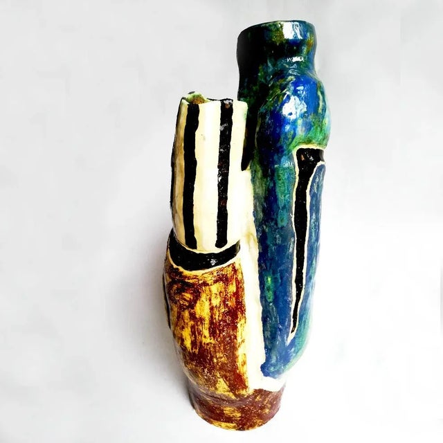 Modern Sculptural Vase from Ceramica Fiorentina, 1950s For Sale - Image 3 of 13