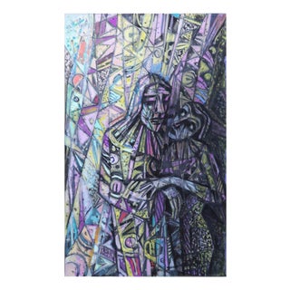 Emil Betzler, Karneval, 1960, Tempera on Paper For Sale