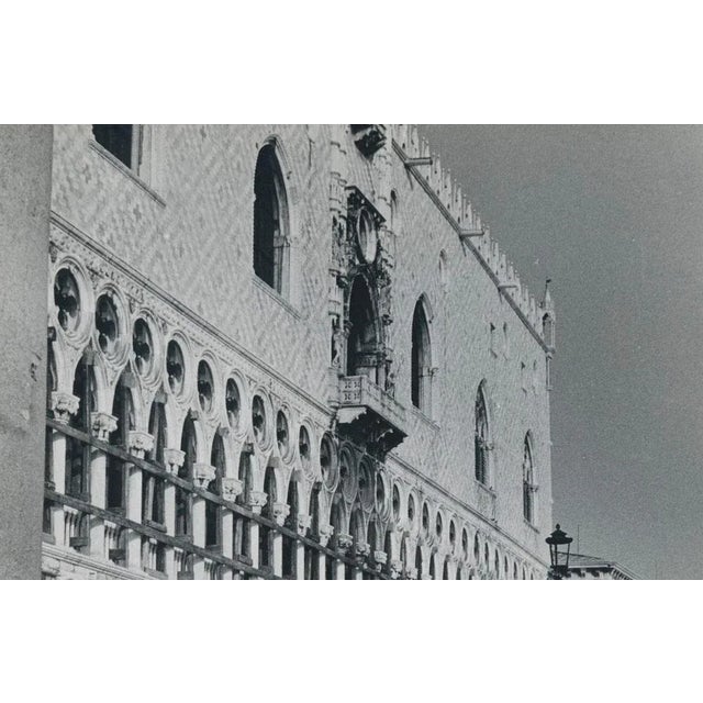 Erich Andres, Venice: Men Sitting at Markus Square, Italy, 1950s, Black & White Photograph For Sale - Image 3 of 5