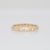 Minimalist Diamond Band: Solid 14k Gold – Star Set Round Diamonds, Fine Jewelry, Size 6.75 For Sale In Columbus - Image 6 of 6
