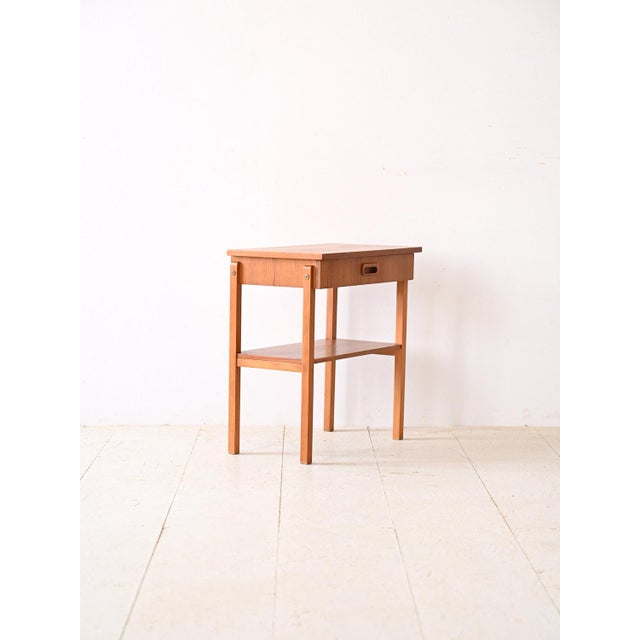 Danish Teak Bedside Table, 1960s For Sale - Image 3 of 10