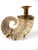 Large 1960's Curly Ram Horn & Brass Candlesticks Centerpiece For Sale In Las Vegas - Image 6 of 9