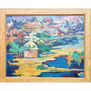 Andre Boureau after Othon Freize, Fauvist Algeria, 1920s-1940s, Oil on Board, Framed For Sale