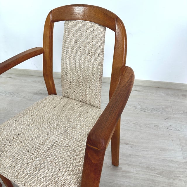 Scandinavian Dining Chairs Manner of Dyrlund – Set of 6 For Sale - Image 9 of 11