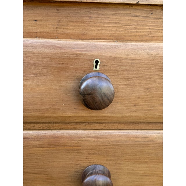 19th Century English Pine Chest of Drawers For Sale - Image 4 of 15