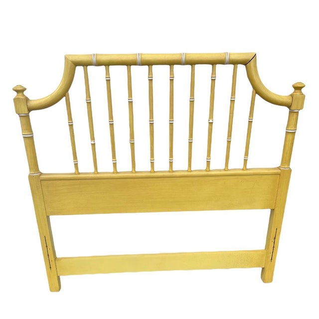 Vintage Thomasville Allegro Faux Bamboo Twin Size Headboard Chairish