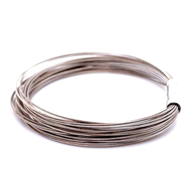 Tiffany and Co. Tiffany & Co. Sterling Silver Vintage Multi-Wire Strand Bracelet 14.2g For Sale - Image 4 of 7