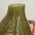 Ceramic Olive and Charcoal Ceramic Vase with Amber Drip Glaze For Sale - Image 7 of 8