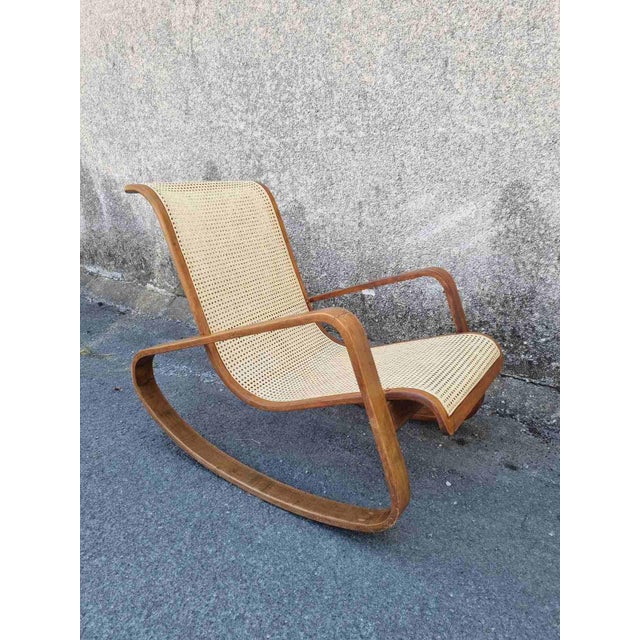 Mid-Century Modern Dondolo Rocking Chair by Luigi Crassevig, 1970s For Sale - Image 12 of 18