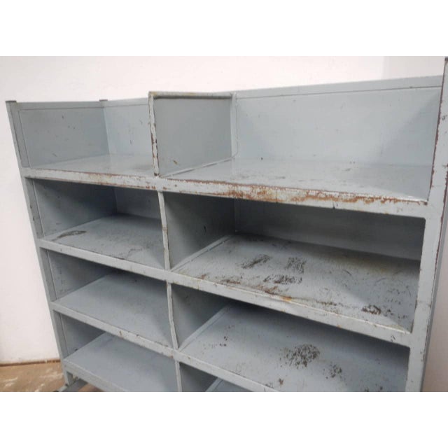 Metal Iron Trolley with Compartments, 1960 For Sale - Image 7 of 11