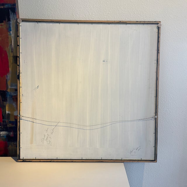 Contemporary Modern Abstract Painting on Canvas For Sale - Image 11 of 11