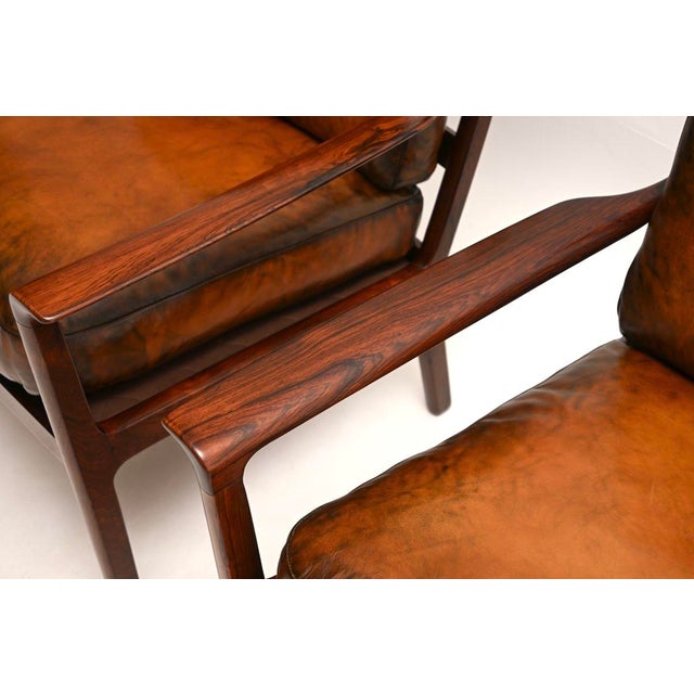 Vintage Scandinavian Chairs by Frederik Kayser from Vatne Lenestolfabrikk, 1960, Set of 2 For Sale - Image 13 of 16