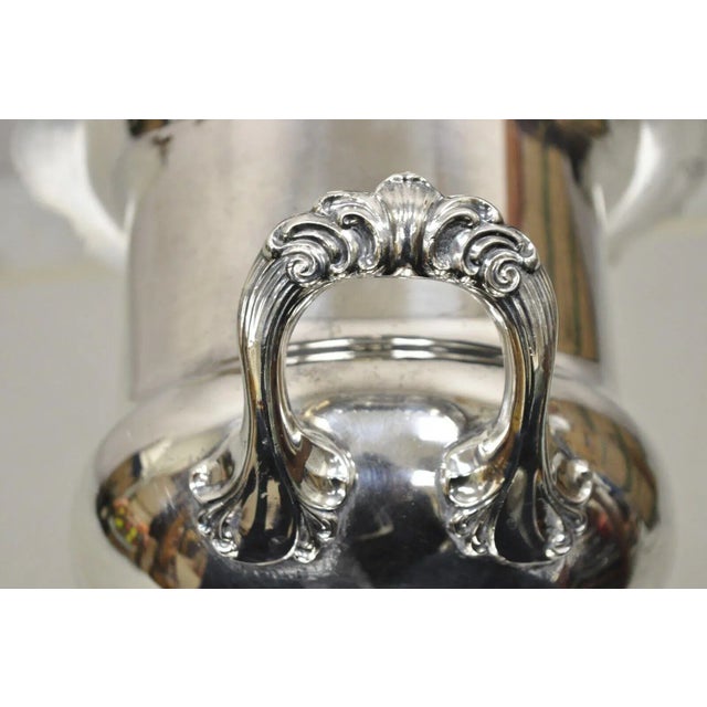 Vintage Engraved "Tcc Presidents Cup Winner 1973" Silver Plated Champagne Ice Bucket For Sale - Image 4 of 13