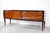 Mid-Century Modern Italian Walnut and Brass Sideboard, 1950s For Sale - Image 3 of 12