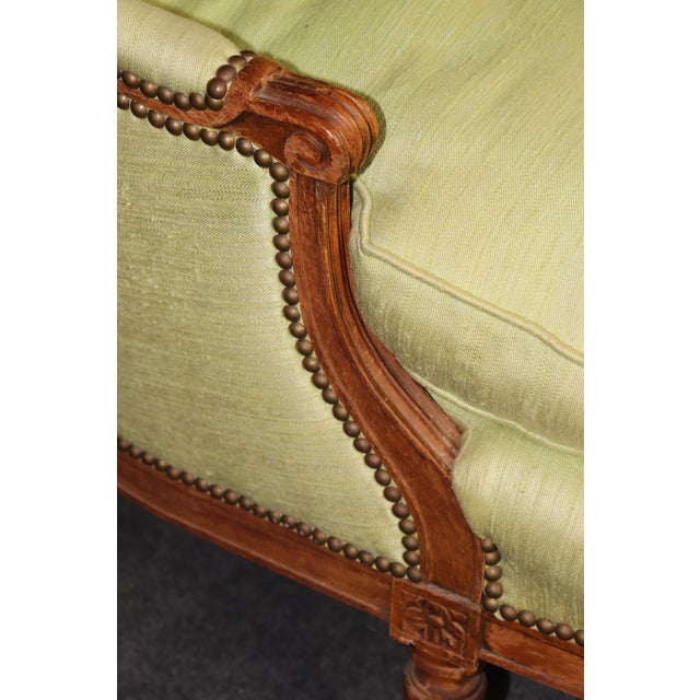 French Louis XVI Style Chaise Lounge Daybed Recamier Circa 1930 For Sale - Image 13 of 13