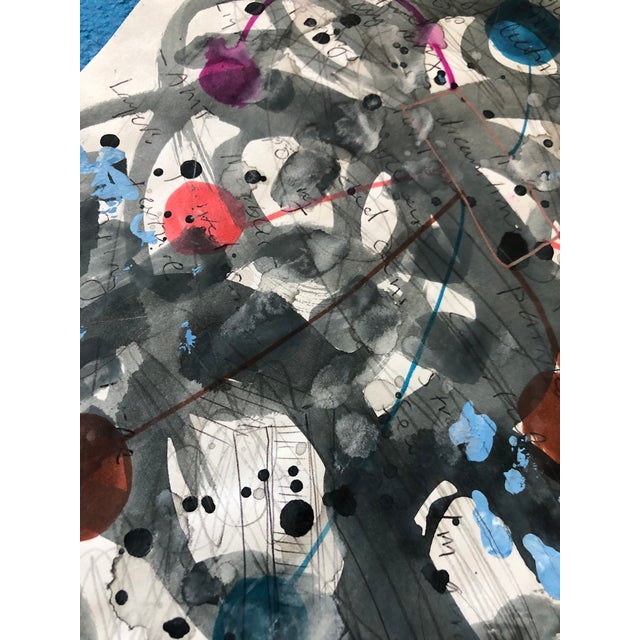 Contemporary Abstract Mixed Media Diptych on Paper Cassandra Auker For Sale - Image 6 of 8