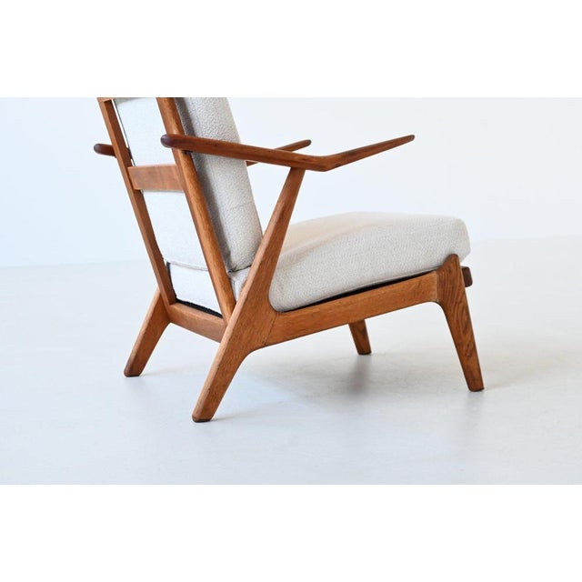 Lounge Chair in Oak by H. Brockmann Petersen for Komfort, Denmark, 1960 For Sale - Image 11 of 18