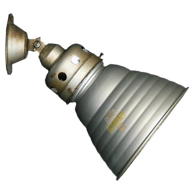 Mirror Glass Reflector Sconce from Zeiss-IKON, 1930s For Sale