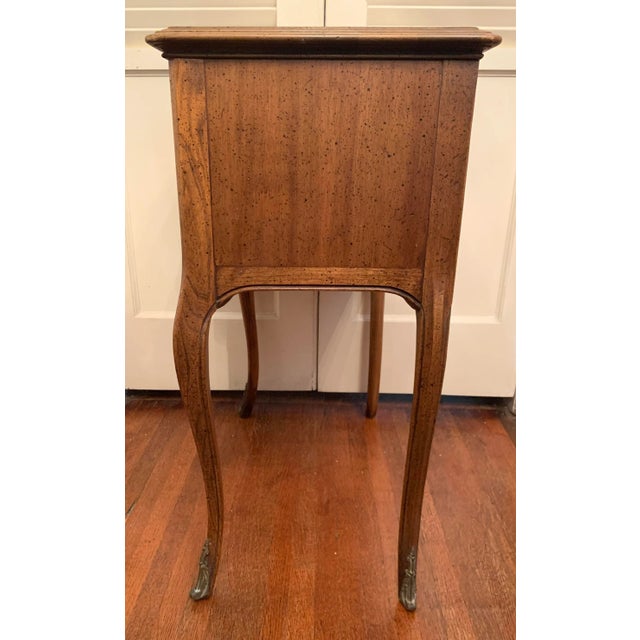 1970's Vintage Fruitwood Side Table For Sale - Image 9 of 11