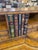 Animal Skin Maitland-Smith Leather Clad British Campaign Desk With Steel Sword Base, Vintage For Sale - Image 7 of 12