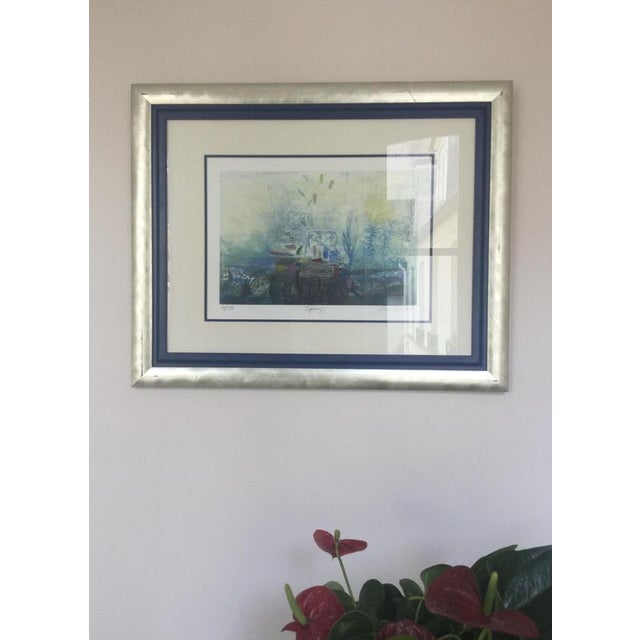 Nissan Engel, Spring, Aquatint For Sale - Image 4 of 6