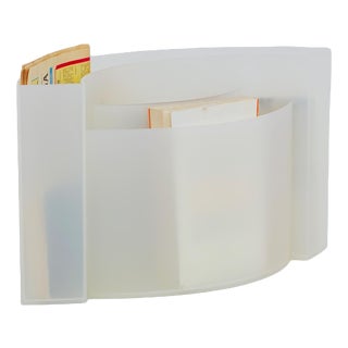 Mid-Century Modern Space Age Wave Magazine Rack by Maier Aichen for Authentics, Italy, 1990s For Sale
