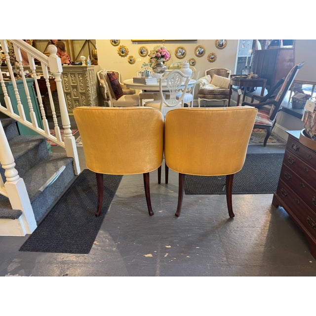 Traditional 20th Century Vintage Striped Hickory Side Chairs For Sale - Image 3 of 9