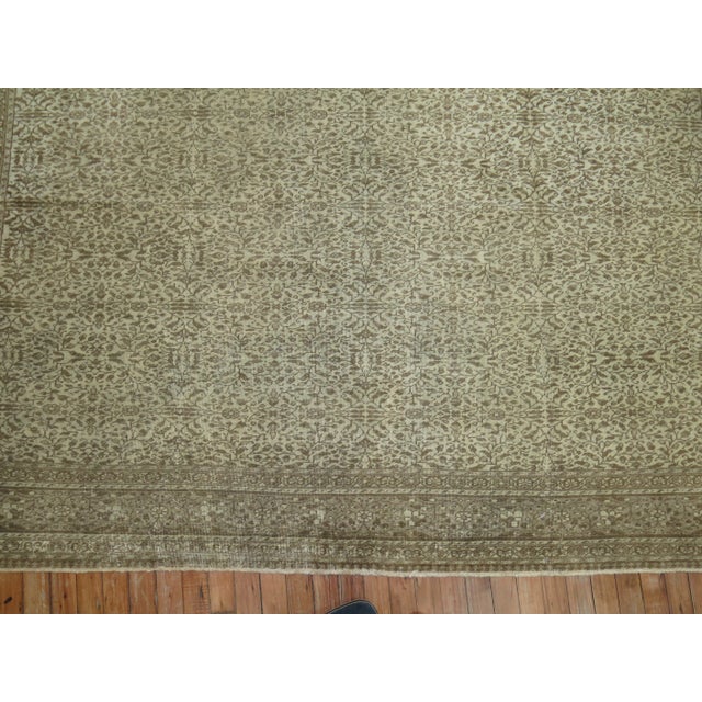 Beige Vintage Turkish Rug in beige and taupe - 8'2" x 12' For Sale - Image 8 of 9