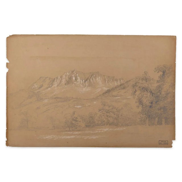Alpine Landscape is an original artwork realized in the second half of the XIX century by Marie Hector Yvert. Original...