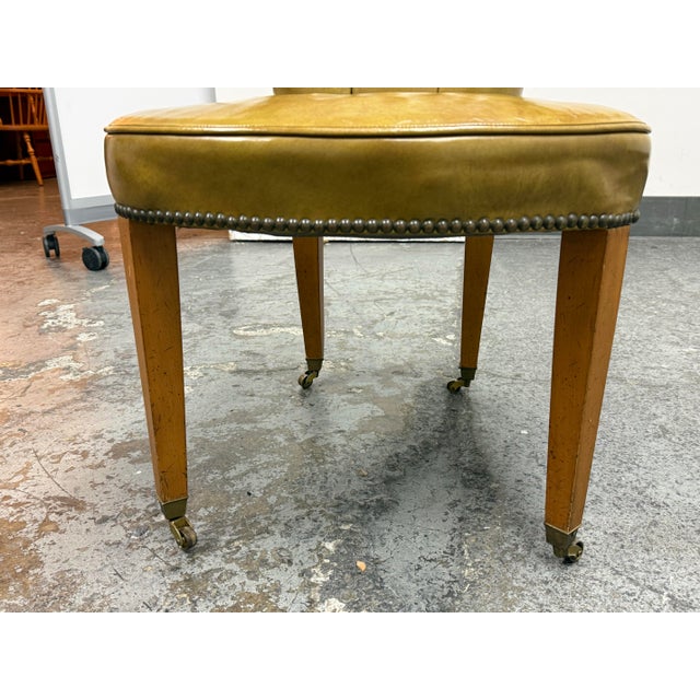 Edward Wormley for Dunbar Mid-Century Cock Fighting Tufted Lounge Chair For Sale - Image 9 of 12