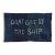 Large Patchwork Flag, Vintage Indigo, Don't Give Up the Ship, 100% Cotton For Sale