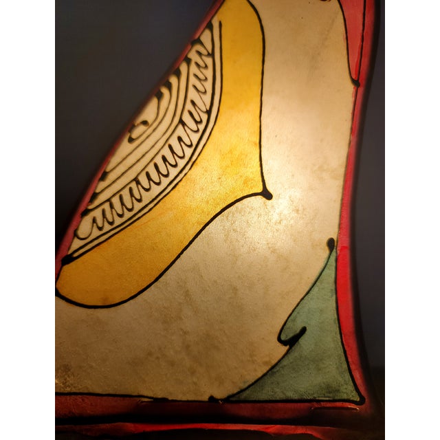 Moroccan Contemporary 20" Multicolor Moroccan Traditional Henna Lamp For Sale - Image 3 of 7