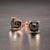 Modern Diamond Large Tahitian Pearl Earrings 14k Rose Gold Certified For Sale - Image 3 of 14