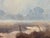 A serene river landscape at dawn with misty trees and soft, warm morning light 1987 Circa For Sale - Image 17 of 18