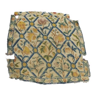 Antique Aubusson Tapestry Chair Seat Cover For Sale