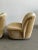 1980s Pair of Scoop Lounge Chairs in Champagne For Sale - Image 4 of 15