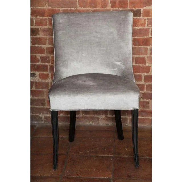 Mid-Century Slipper Side Chairs Walnut - Set of 2 For Sale - Image 9 of 10