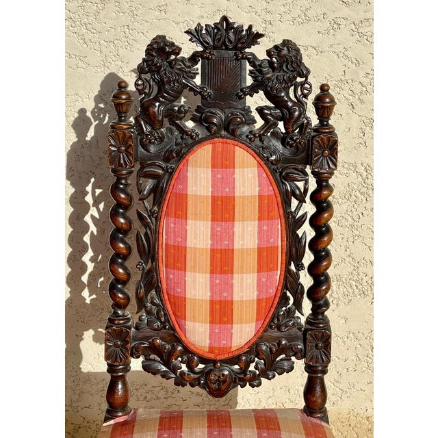 Louis XIII Armchairs and Chairs, Set of 4 For Sale - Image 10 of 18