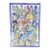 Vintage Persian Ceramic Tile Hand Painted Polychrome Birds & Florals Qajar Style For Sale