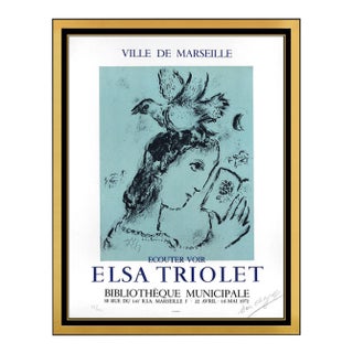 1970s Hommage a Elsa Triolet, Marc Chagall For Sale