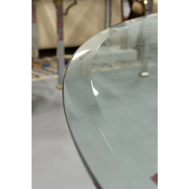 This original 1970s McGuire bamboo dining table exemplifies timeless craftsmanship and design. Handcrafted from rich,...