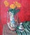 Floral Still Life Oil Painting, Ukrainian Soviet Art (1985) 75-75 For Sale