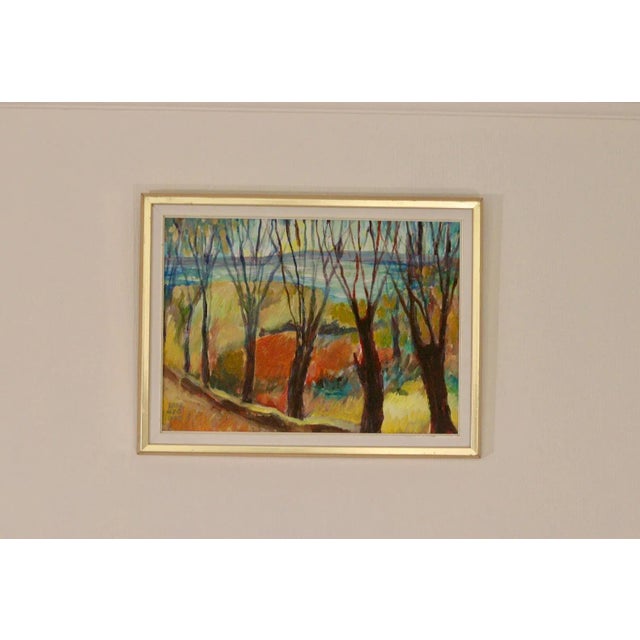 Ebbe Höglund, Nature Motif, 1970s, Oil on Canvas, Framed For Sale - Image 9 of 12