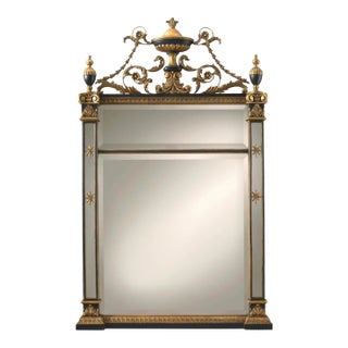 Maitland-Smith Canova Empire Giltwood & Gilded Metal Mirror For Sale