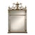 Maitland-Smith Canova Empire Giltwood & Gilded Metal Mirror For Sale