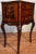Brown 1890s Antique French Louis XV Walnut Inlaid & Marble Top Liquor Cabinet / Bar For Sale - Image 8 of 18