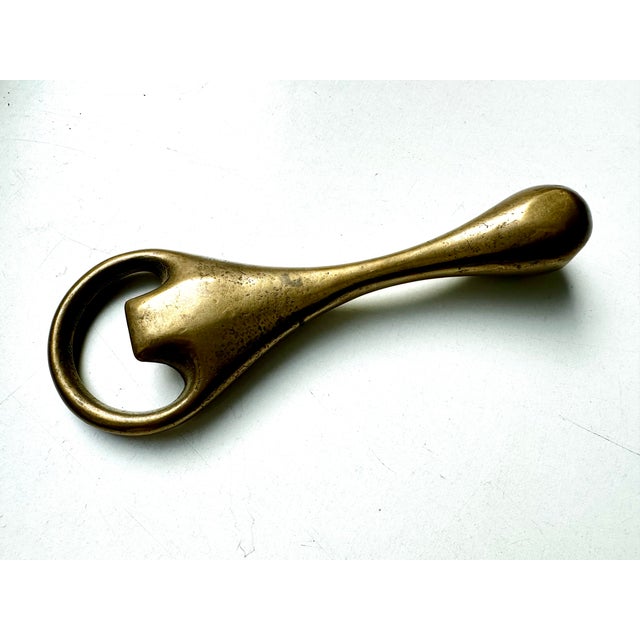 Brass Bottle Opener by Carl Auböck, Austria, 1950s For Sale - Image 6 of 10
