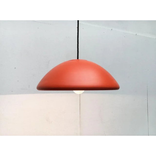 Red Danish Space Age Data Pendant by Bjarne Bo for Fog & Morup, 1970s For Sale - Image 8 of 18